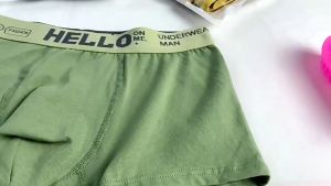 Ready Stock 3/5 Pcs Set New Solid Color Mens Boxer Briefs Men Underwear Male Trend Breathable Sports Panties Seluar Dalam Lelaki
