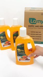HÀNG CÔNG TY_Nước Lau Sàn Lamy Hương Chanh Sả Kháng Khuẩn Xua Đuổi Côn Trùng Làm Sạch Bề Mặt Chai 1L