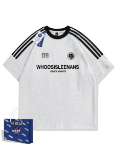 Collaborative Striped Pure Cotton T-Shirt
