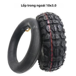 Lốp Xe Điện TUOVT 10x3.0 Không Săm Bền Bỉ Dày 10 Inch Lốp Chân Không Địa Hình Dành Cho Xe Tay Ga