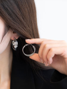 Twisted Multi-Layered Hairpin Earrings Simple Luxury Minimalist Tassel Drop Earrings Womens Fashion Jewelry Accessories