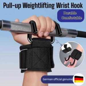 Lifting Hook Pull-Up Wrist Hook Hard Pull Power Hook Pressure Booster Wrist Strap Non-Slip Grip Wrist Strap
