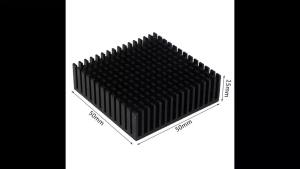 50*50*15MM With Thermal Conductive Adhesive Aluminum Heatsink Panel Heat Sink CPU Power IC Chip Cooler Radiator White\Black\Gold