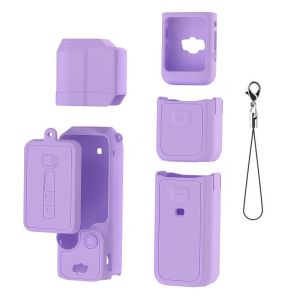 Full Wrap Silicone Case for DJI Pocket 3 Precise Cutout Lens & Body Protector Sleeve Anti‑Fall Gimbal Camera Accessories