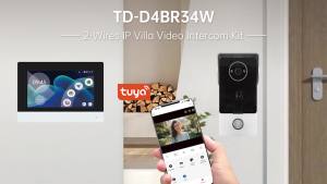 Tuya Night Vision Infrared Intercom Motion Sensor With Alarm Video System Bell For Gate Outdoor