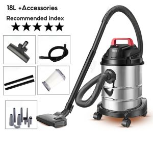 Tixx 18L Dry/Wet/Blow Vacuum Cleaner: A Powerful 304 Stainless Steel Solution