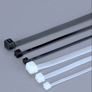 IGD || Multipurpose Nylon Cable Tie Self Locking Strap Black and White (4.8 200-400mm) | 100pcs