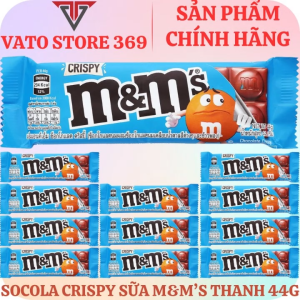 Socola M&M crispy thanh 44g