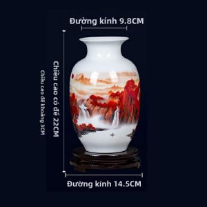 Bộ Đôi Vại Sứ Phong Cách Trung Quốc Mới
