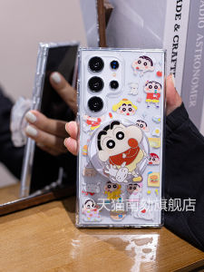 เคสโทรศัพท์แม่เหล็ก Samsung S25 Ultra ดีไซน์การ์ตูน พร้อมขาตั้ง ป้องกันรอยขีดข่วน ใหม่ พร้อมเคสโทรศัพท์ Samsung S22 plus S20 Note10