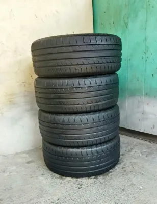 ban mobil ukuran 215/45 R17 kondisi 75 persen ban copotan