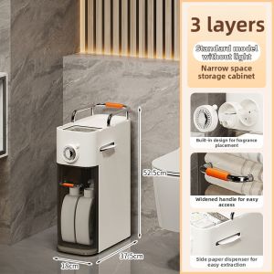 Narrow Space Waterproof Floor Storage Cabinet