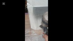 White masking film Painting Protection Covering for Plastic Drop Cloth Sheet Spraying Dust Cover 120cm * 195M