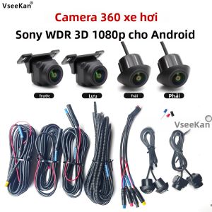 360 °   Camera Toàn Cảnh Trên Ô Tô 1080P HD Phía sau/Phía trước/Trái/Phía Phải Cho Android Radio Đa Phương Tiện 720P/1080P Phụ Kiện Ô Tô Đa Góc