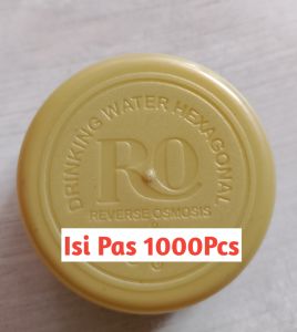 Tutup galon warna gold isi Pas 1000pcs .tidak mudah pecah dan rembes