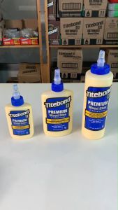 กาวไม้ Titebond 4 oz - 8 oz - 16 oz กับเกรดพรีเมียม สีน้ำเงิน หรือประโยค กาวไม้ PREMIUM เกริก อย่างสม่ำเสมอจาก USA