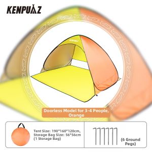 KENPUAZ | Portable Outdoor Beach Tent for Kids Easy Setup