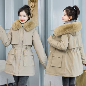 Detachable Liner Short Parka Cotton-Padded Coat for Women 2024 Winter New Arrival Thickened One Coat Three Wear down Coat Jacket Women