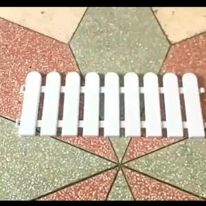 Plastic fence fence patio white fence decoration garden flower bed Christmas succulent fence fence small fence