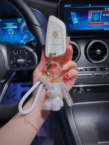 Móc Khóa Hình Gấu TEDDY Đính Đá Kim Cương - Trang Trí Balo Túi Xách [Sẵn Kho]Treo Chìa Khóa