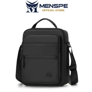 MENSPE Men Bag Fashion Shoulder Bag Cross Body Bag Casual Handbag Multiple Pocket Design Large Capacity Waterproof Lightweight Casual Sport Street Bag