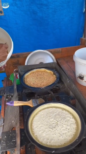 Cetakan Martabak Manis 22cm Terang bulan cor besi baja tebal