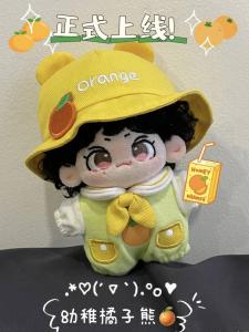 Đáng Yêu 10cm Cotton Vải Bông Bộ Trang Phục Búp Bê "Little Orange" Nguyên Bản Thiết Kế Quần Áo Búp Bê Cho Búp Bê Trang Phục Đồ Chơi Sang Trọng Phong Cách Nhật Bản