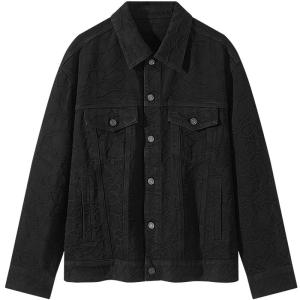 GXG | Áo Khoác Jeans Họa Tiết