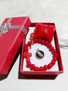 Red Kalmen with Pendant Kontra Usog for Babies (Blessed aready)