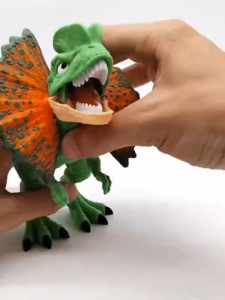 Mainan Dilophosaurus Artikulasi Bisa Digerakkan | Mainan Dinosaurus Kolektor Premium Figure