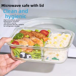 Covered Bento Box Microwavable Insulation For Office Workers