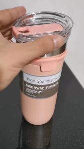 Bình nước giữ nhiệt cao cấp INOX 304 Ly giữ nhiệt 710ml Tặng Ống hút dây đeo Giữ nhiệt 12H BH 6 Tháng