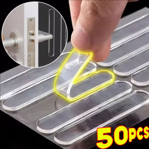 50Pcs Buffer Bumper Mute Protection Pad Door Stopper Toilets Drawer Door Cabinets Anti-collision Silicone Pad Self Adhesive
