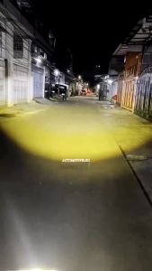 ORIGINAL BILED ALA ALA New Projie Biled cahaya Laser Cut Off jauh dekat 30watt plus devil merah full alumunium Waterproof