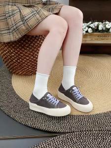 Agsdon | Thick Sole Slip-on Breathable Versatile Canvas Shoes