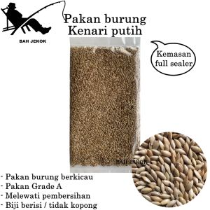 Pakan burung biji kenari untuk Kenari Finch Blackthroat Parkit Lovebird kualitas gacor SP (250gr)