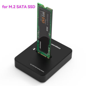 Dual Protocol M.2 NVME SATA SSD Docking Station Base External SSD Hard Disk Enclosure 10G Online Reading Writing Speed SSD Case