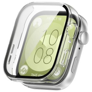 Case+Glass For Huawei Watch Fit 3 Smart watch Screen Protector Full Coverage Protective Cover For watch Fit3 Bumper Accessories