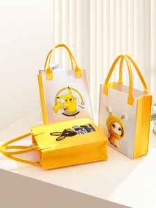 Túi Xách Vải Canvas Hình Hoạt Hình Dễ Thương Túi Xách Nữ Túi Đựng Quà Tặng Túi Đeo Vai Đôi Màu Hồng Túi Đeo Chéo Thường Ngày Túi Đeo Vai Nhỏ