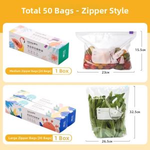 CHAHUA | Sealable Fresh Food Bags Refrigeration and Freezing Suitable
