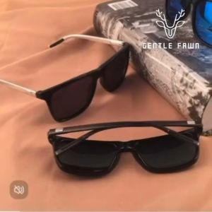 GENTLE FAWN Kacamata Hitam Sunglasses Polarized Bentuk Kotak Simple TR90 Anti Silau UV 400 Fashion Pria dan Wanita 387