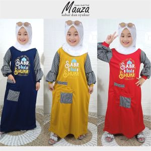 Gamis Anak Viral Mauza Sabar dan Syukur CKids