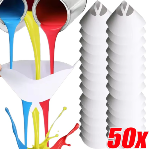 10/30/50Pcs Disposable Conical Straining Funnel / Nylon Car Paint Filters / Paint Filter Paper / Mesh Paper Straining Funnel