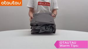 OTAUTAU 2 Chỗ Ngồi Bằng Vải Lanh Cotton Dày Túi Đậu Bọc Ghế Sofa Giường Nằm Ghế Lười SF159 - Vỏ Trống Không Có Chất Độn