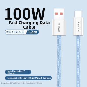 YOOBAO | High Power 66W Fast Charging Data Cable Type C to USB