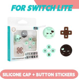 High Quality Silicone Button Caps for Switch Lite/NS/NS2 Joystick Grips Protective Skin Non-slip Game Controller Accessories