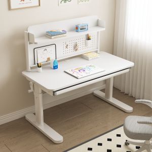 Dream Friendship Childrens Study Desk Student Computer Desk Adjustable Height Solid Wood Bekt Table Writing Desk Home Use
