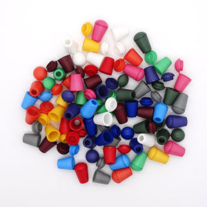 30 Chiếc Nút Chặn Dây Hình Chuông Nhựa Nhiều Màu Kèm Nắp Khóa Dùng Cho Áo Hoodie Quần Thể Thao Ba Lô Khóa Kéo Chất Liệu Nhựa Resin
