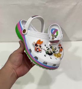 รองเท้าลำลองผู้หญิงสุดคิ้วท์! ลาย Powerpuff Girls สีสดใส พื้นนุ่ม ใส่สบาย เหมาะกับทุกวัน