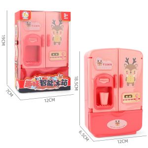 Mainan Kulkas Mini Anak Playhouse Simulasi Pretend Play Refirgerator Hadiah Anak laki-laki Perempuan